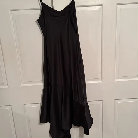 Steve Madden black Lucille satin dress - Picture 7 of 9